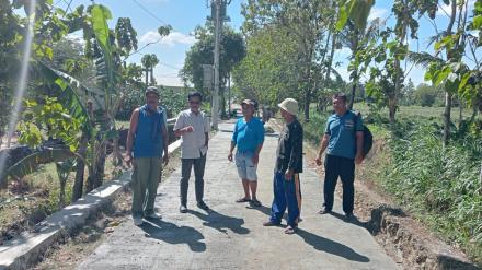 MONITORING PEMBANGUNAN COR JALAN DI PADUKUHAN BIRO APBKal 2023