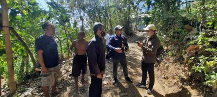 VERIFIKASI LOKASI TANAH TIMBUL DI PADUKUHAN DUKUH, SELOHARJO