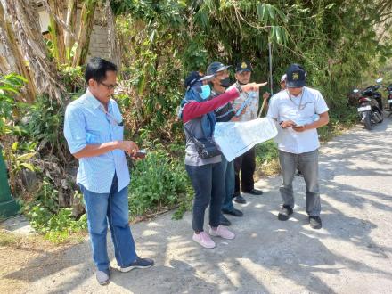 Pengukuran Tanah Kas Desa oleh BPN, Paniradya Kasultanan dan DPTR Kabupeten Bantul di Wilayah Seloha