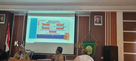 SOSIALISASI MEDIA PELAPORAN TINDAK PIDANA KORUPSI