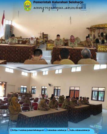 Koordinasi Rutin Pemerintah Kapanewon Pundong dan Pemerintah Kalurahan Seloharjo