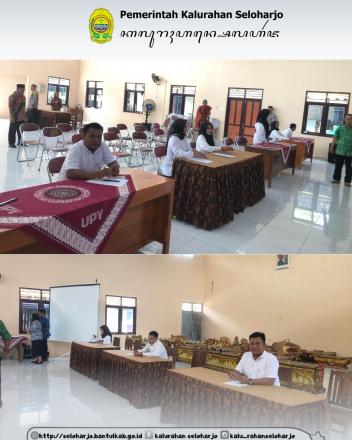 Ujian Seleksi Pamong Kalurahan Formasi Kaur Danarta dan Dukuh Pentung