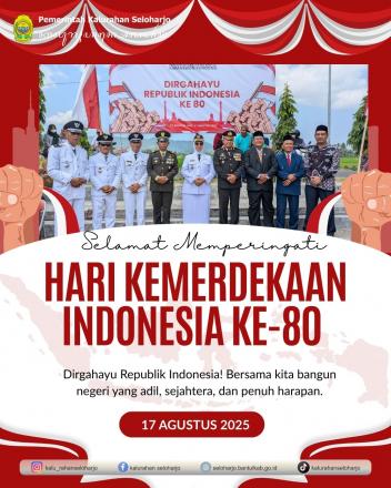 Upacara Bendera Memperingati Hari Ulang Tahun Kemerdekaan Republik Indonesia yang Ke-80