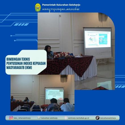 Bimbingan Teknis Penyusunan Indeks kepuasan Masyarakat (IKM)