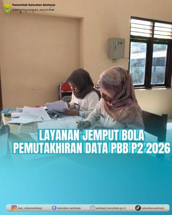 Layanan Jemput Bola Pemutakhiran Data PBB P2 2026