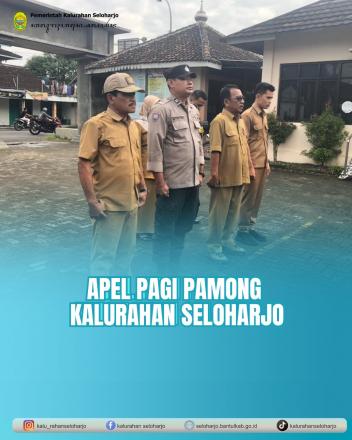 Apel Pagi Pamong Kalurahan Seloharjo